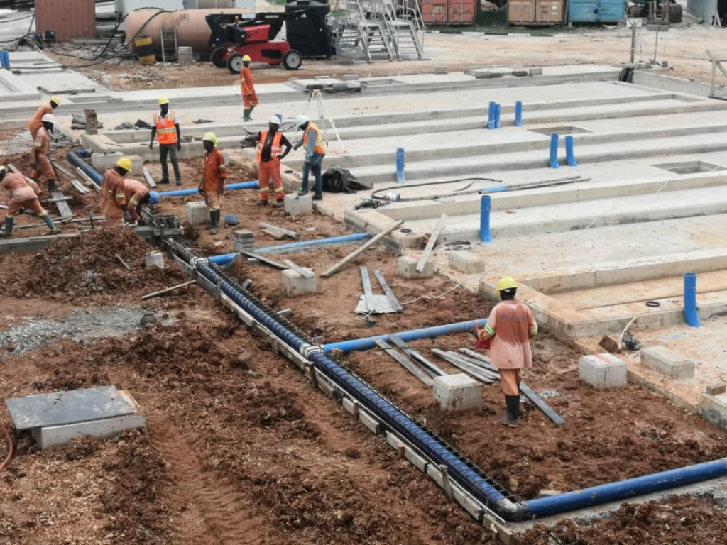 Ground Piping Layout