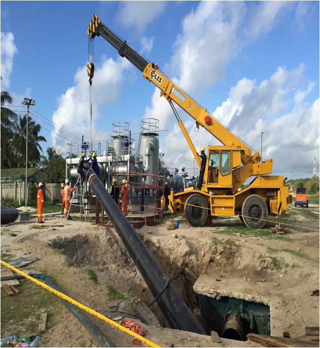 Heavy Pipe Lifting